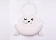 Marine Style Baby Shampoo Cap Silicone Easily Wipes Baby Bibs With Snaps